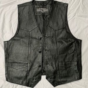 Men’s leather vest SIZE XL